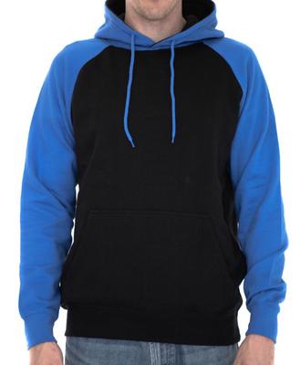 Contrast Raglan Sleeve Pullover Hoodies (6600) 7.8 Oz