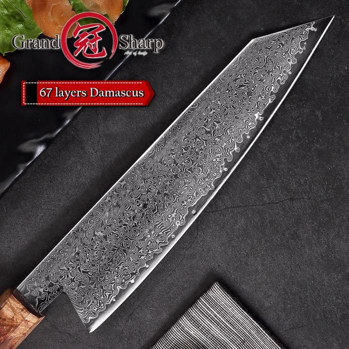 8.2 Inch Handmade Japanese Damascus Chef Knife VG10