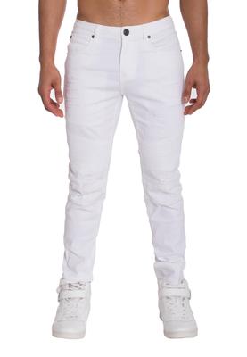 Iains Clothing - Mens White Jeans