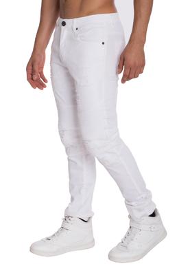 Iains Clothing - Mens White Jeans