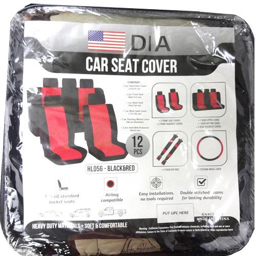 Wholesale Car Seat Cover Set 12pc Asst
