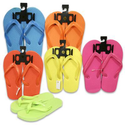 Wholesale Ladies Flip Flop Sandals - Astd. Colors / Sizes