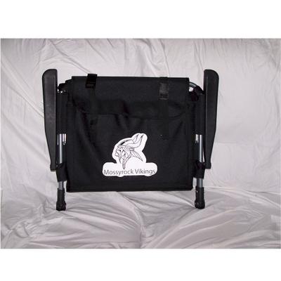 Custom Logo Black Stadium Chair