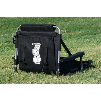 Custom Logo Black Stadium Chair
