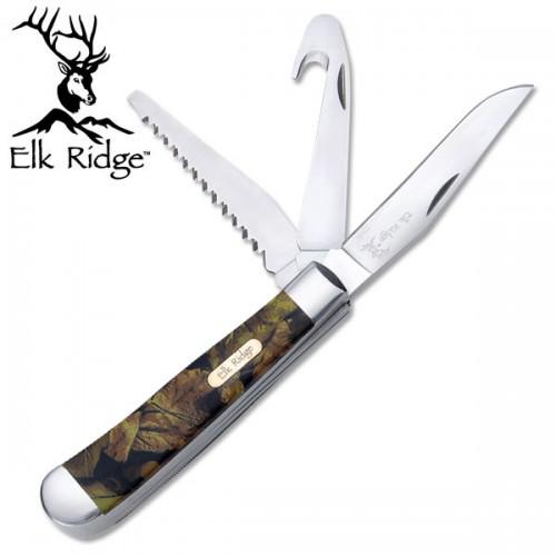 3-Blade Camo Pocket Knife