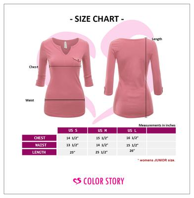 Fashion 3/4 Sleeve Tee ∙ CS10009