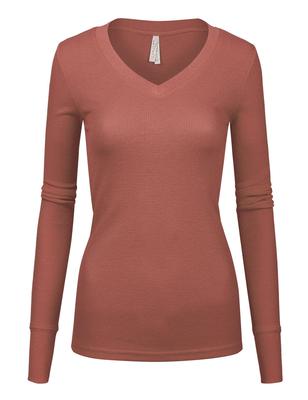 Basic Thermal V Neck Top ∙ CS1504