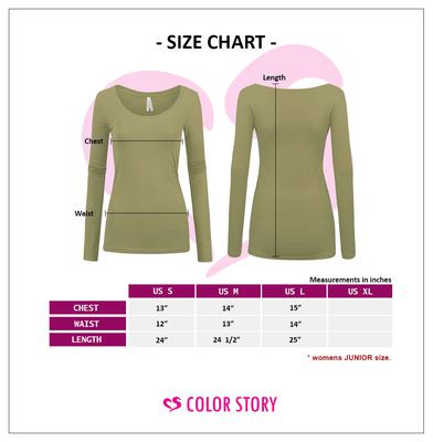 Crew Neck Long Sleeve Top ∙ CS1107