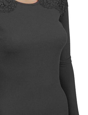 Crochet Shoulder Thermal Top