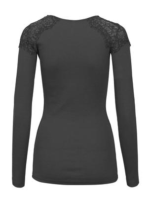 Crochet Shoulder Thermal Top