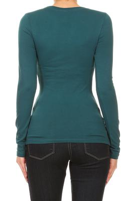 Basic Long Sleeve Round Neck