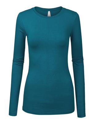 Basic Long Sleeve Round Neck