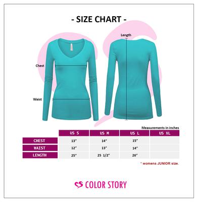 Basic Long Sleeve V Neck