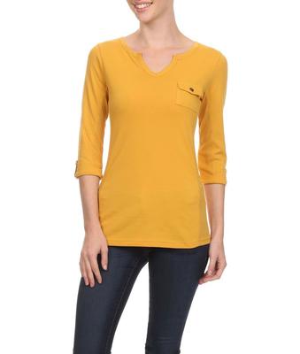 Fashion 3/4 Sleeve Tee ∙ CS10009