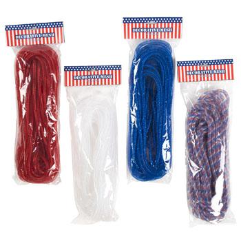 Mesh Tubing Red White Blue Tri- Color 8 mm 36 feet Patriotic