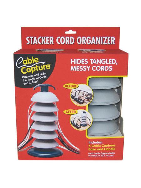 Cable Capture Stacker Cord Organizer