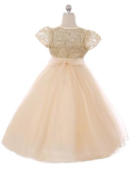 Tulle Bottom Pageant Dresses for Girls
