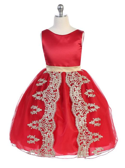 Fancy Embroidered Girl Dresses