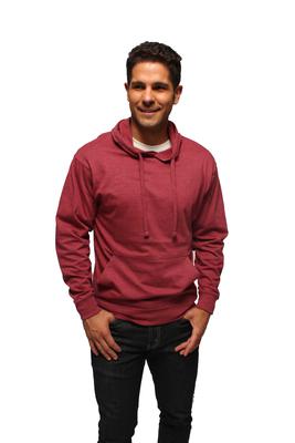 Adult Cross-Dyed Heather Jersey Pullover Hoodies