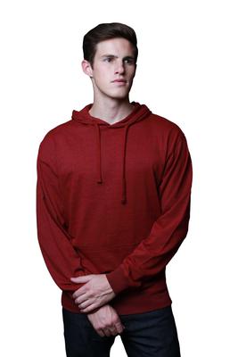 Adult Cross-Dyed Heather Jersey Pullover Hoodies