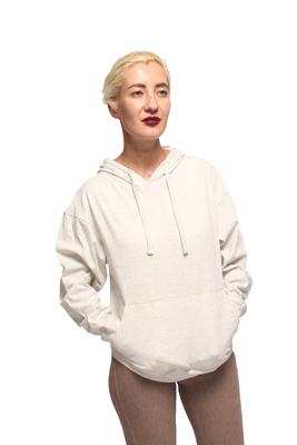 Adult Cross-Dyed Heather Jersey Pullover Hoodies