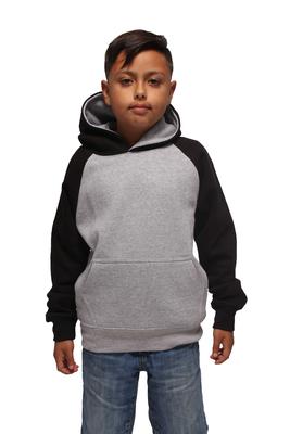 Youth Contrast Raglan Sleeve Pullover Hoodies