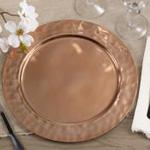 Hammered Rim Charger