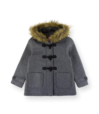 Girls’ Jacket Fur on Hood