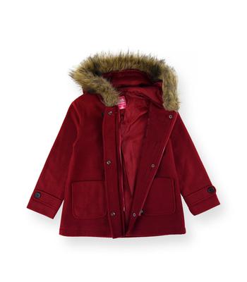 Girls’ Jacket Fur on Hood