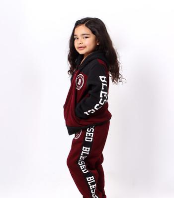 Girls’ 2PC Melange Set DTM Sherpa Hood