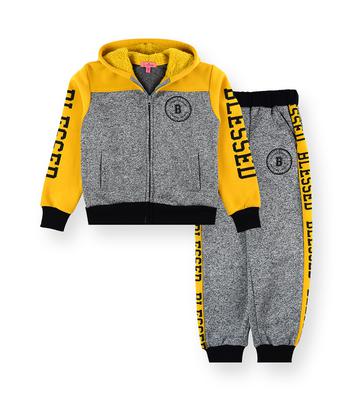 Girls’ 2PC Melange Set DTM Sherpa Hood