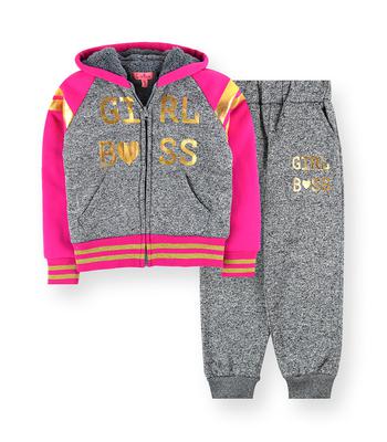 Girls 2PC DTM Sherpa Fleece Set