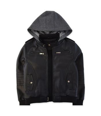 Boys’ Faux Leather Jacket