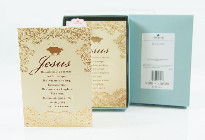 Dayspring Jesus, Christ Loved Us Christmas Card Set - 14 Pack