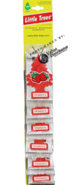 LITTLE TREES AIR FRESHNER - STRAWBERRY - 24 PACK