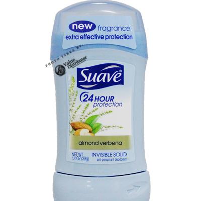 SUAVE DEODORANT – ALMOND VERBENA – 1.4OZ