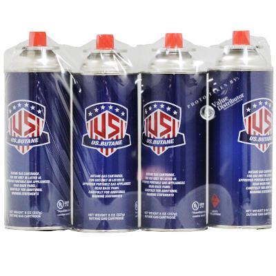 US. BUTANE GAS CARTRIDGE 8OZ