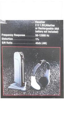 CORDLESS HEADPHONE LISTENING SYSTEM ~ ST-900 sold by Artica USA