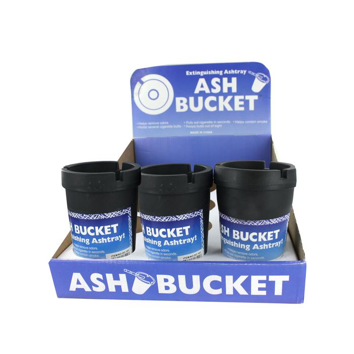 Extinguishing Ashtray Ash Bucket Counter Top Display- Qty 12