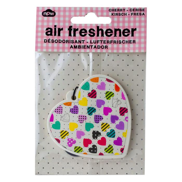 Cherry Scented Heart Shaped Air Freshener- Qty 24