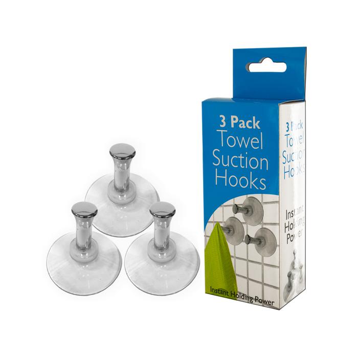Towel Suction Hooks Set- Qty 18