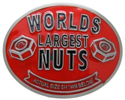 Wholeale World's Largest Nuts Belt Buckle