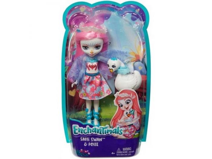 ENCHANTIMALS SAFFI SWAN DOLL
