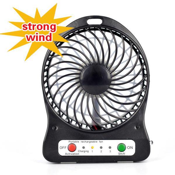 Rechargable Desk Fan