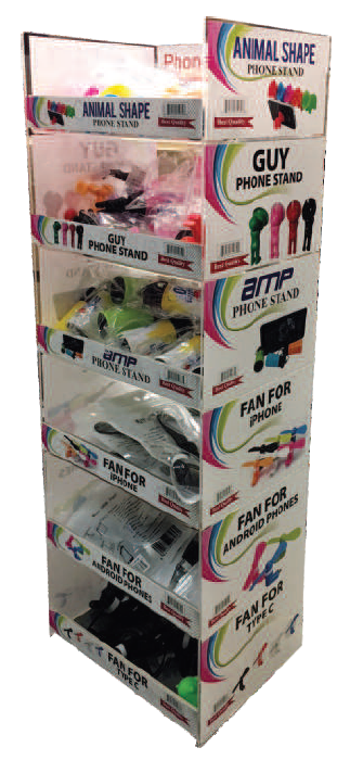 Phone Gadget/Accessories Counter-Top Display