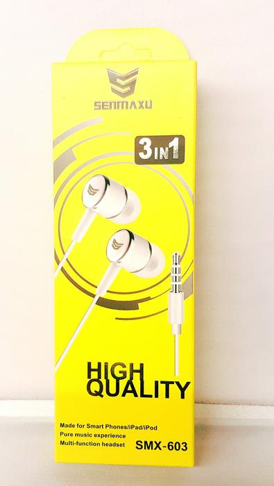 High Qulaity Chrome Stereo Headphones