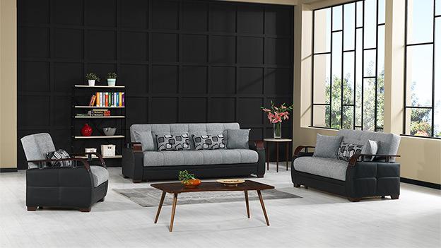 Dogal Sofabed (Stone Black)