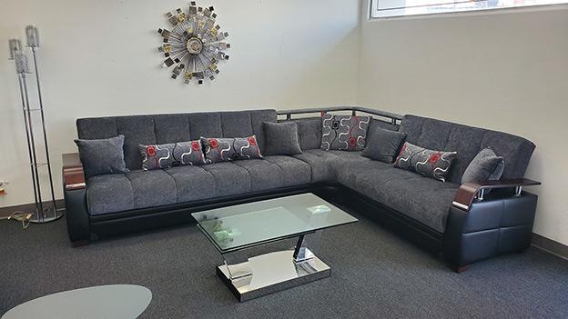 Dogal Sectional – Sport Gray