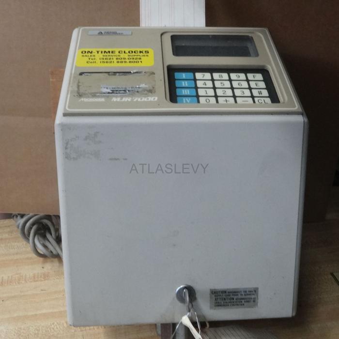 Time Clock MJR7000 Tag # 3868