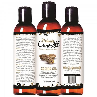 PURE CASTOR OIL | ORGANIC 4 OZ.